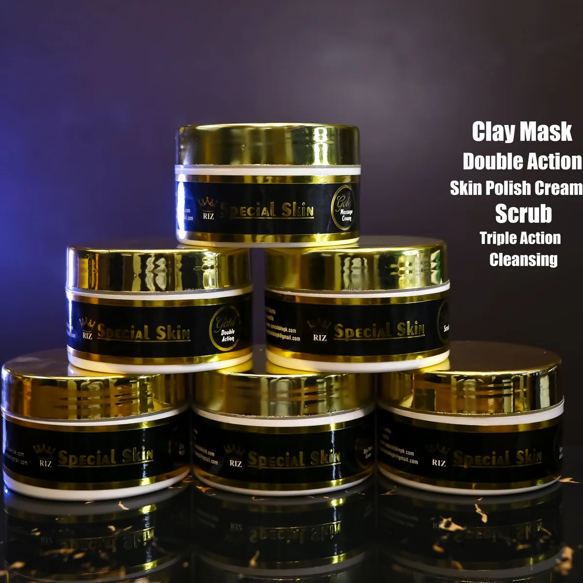 Gold Facial Kit (6 pcs)